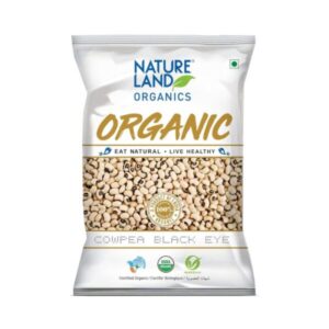 Natureland Organics Cowpea Black eye (Chawli) 500 gm