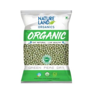 Natureland Organics Green Peas (Matar) 500 gm