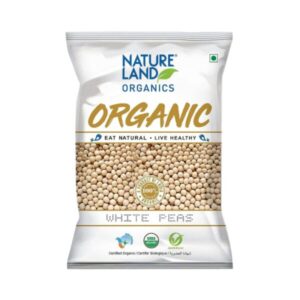 Natureland Organics White Peas 500 gm
