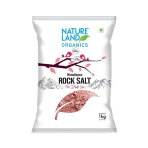 Natureland Organics Himalayan Pink Rock Salt 1 kg