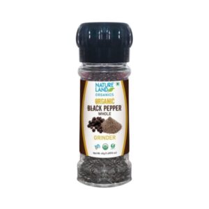 Natureland Organics Black Pepper with Crusher 40 GM