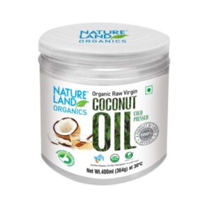 Natureland Organics Virgin Coconut Oil (Raw) 400 ml