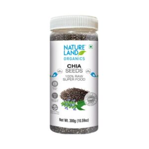 Natureland Organics Chia Seeds 300 gm
